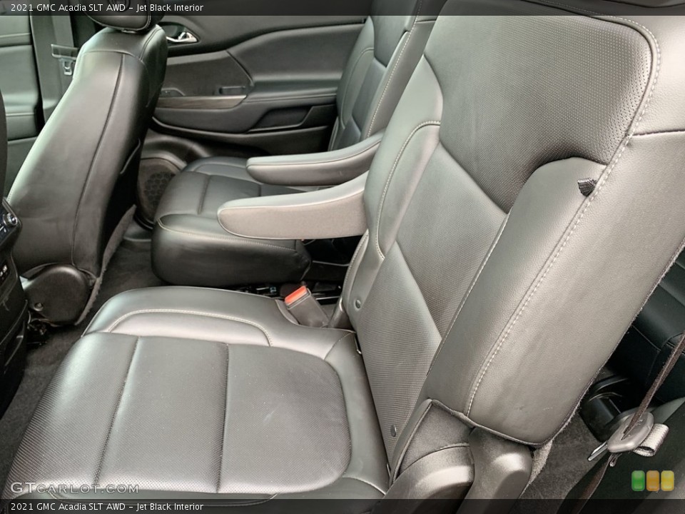 Jet Black Interior Rear Seat for the 2021 GMC Acadia SLT AWD #146473894