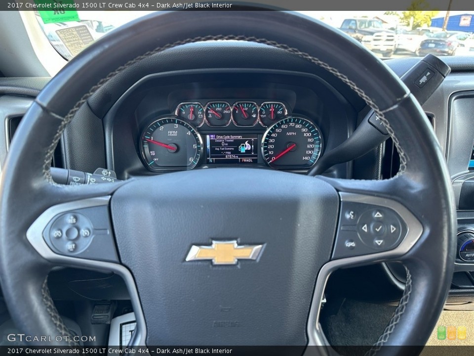 Dark Ash/Jet Black Interior Steering Wheel for the 2017 Chevrolet Silverado 1500 LT Crew Cab 4x4 #146473993
