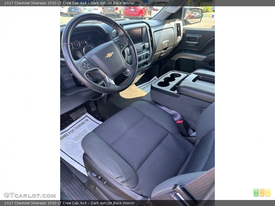 Dark Ash/Jet Black Interior Photo for the 2017 Chevrolet Silverado 1500 LT Crew Cab 4x4 #146474113