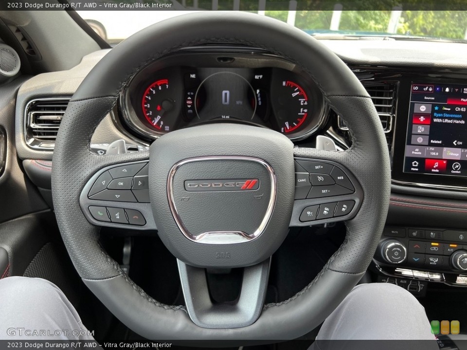 Vitra Gray/Black Interior Steering Wheel for the 2023 Dodge Durango R/T AWD #146474329
