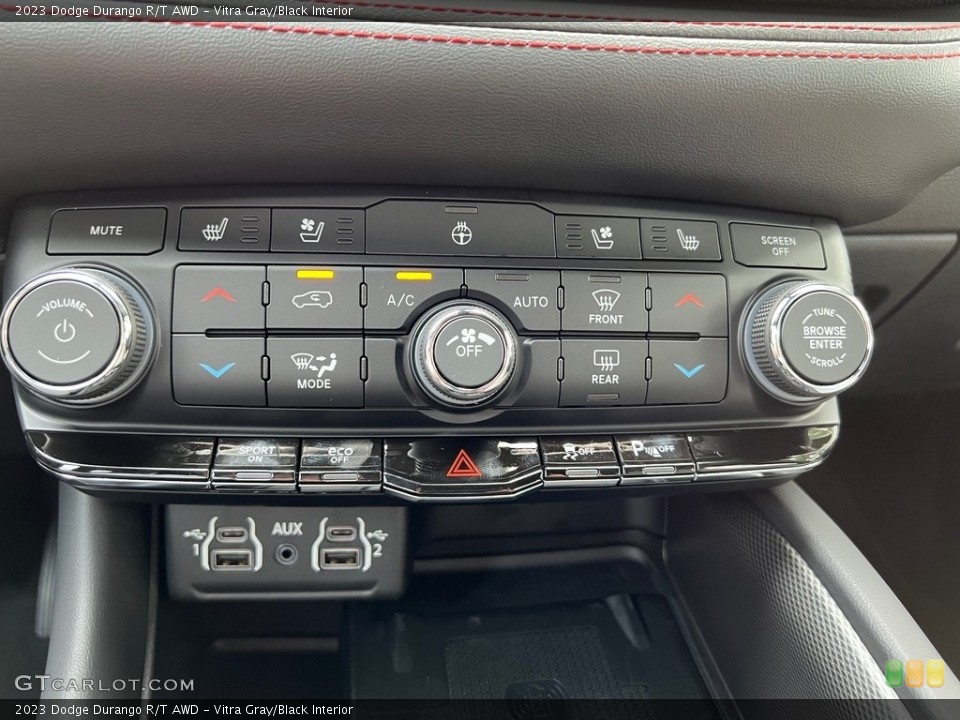 Vitra Gray/Black Interior Controls for the 2023 Dodge Durango R/T AWD #146474455