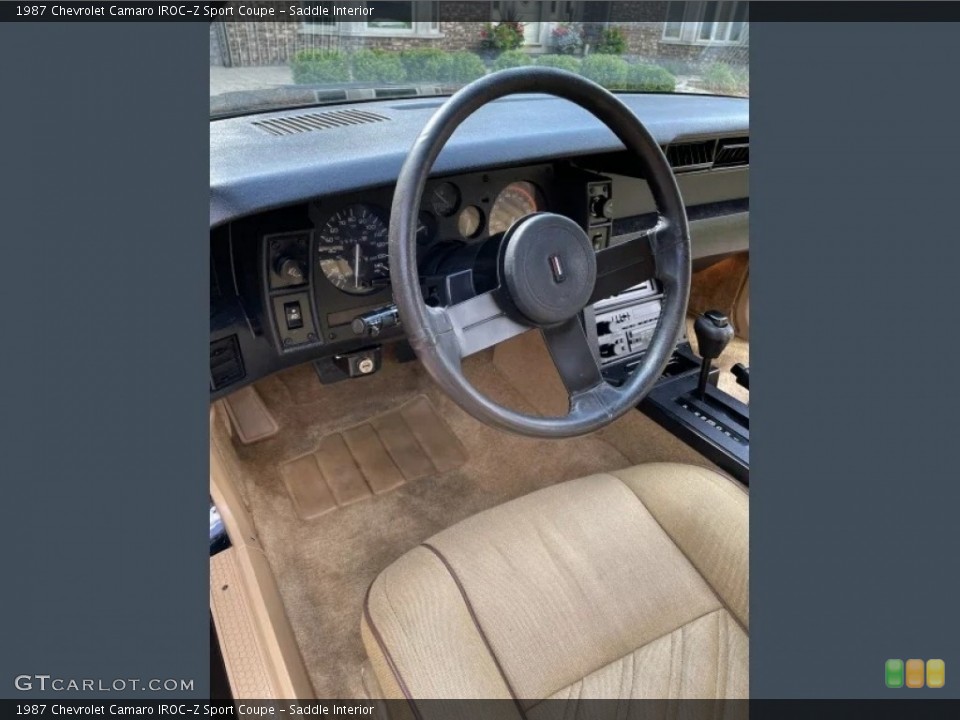 Saddle Interior Photo for the 1987 Chevrolet Camaro IROC-Z Sport Coupe #146474578