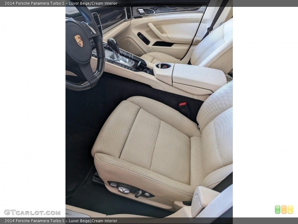 Luxor Beige/Cream 2014 Porsche Panamera Interiors