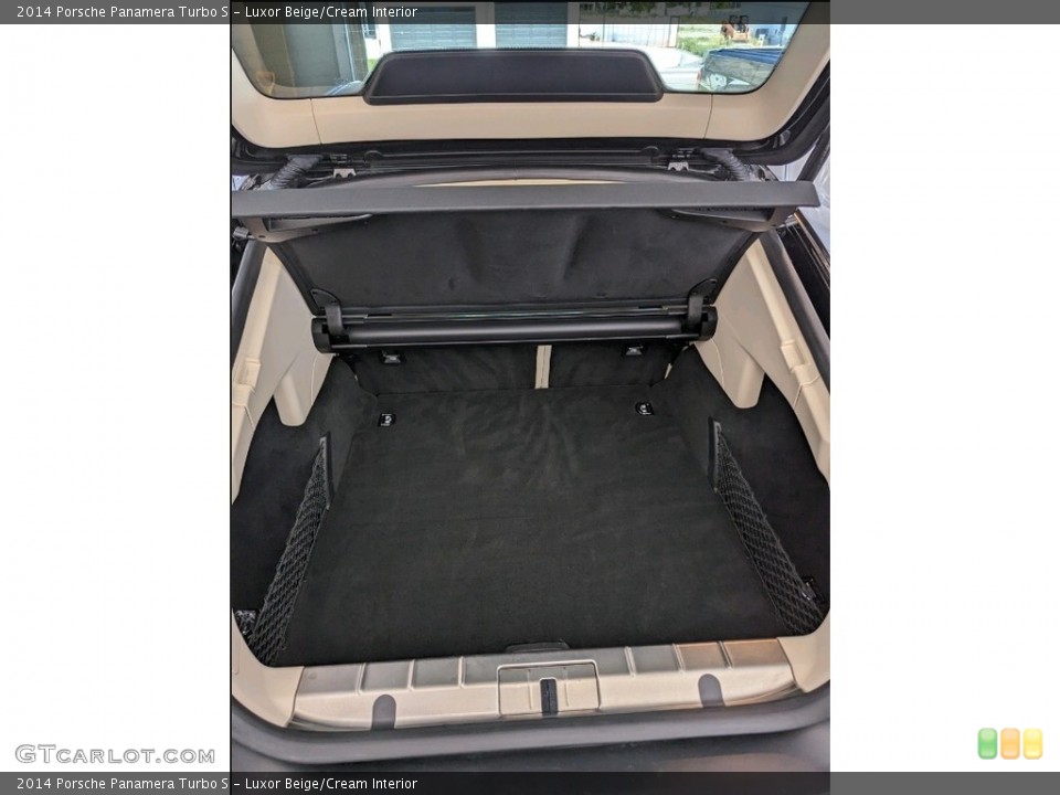 Luxor Beige/Cream Interior Trunk for the 2014 Porsche Panamera Turbo S #146475148