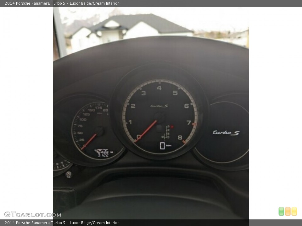 Luxor Beige/Cream Interior Gauges for the 2014 Porsche Panamera Turbo S #146475190
