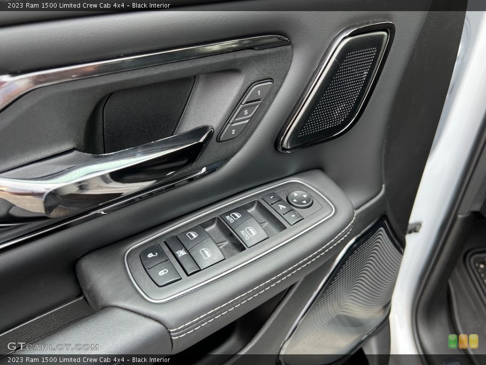 Black Interior Door Panel for the 2023 Ram 1500 Limited Crew Cab 4x4 #146475454