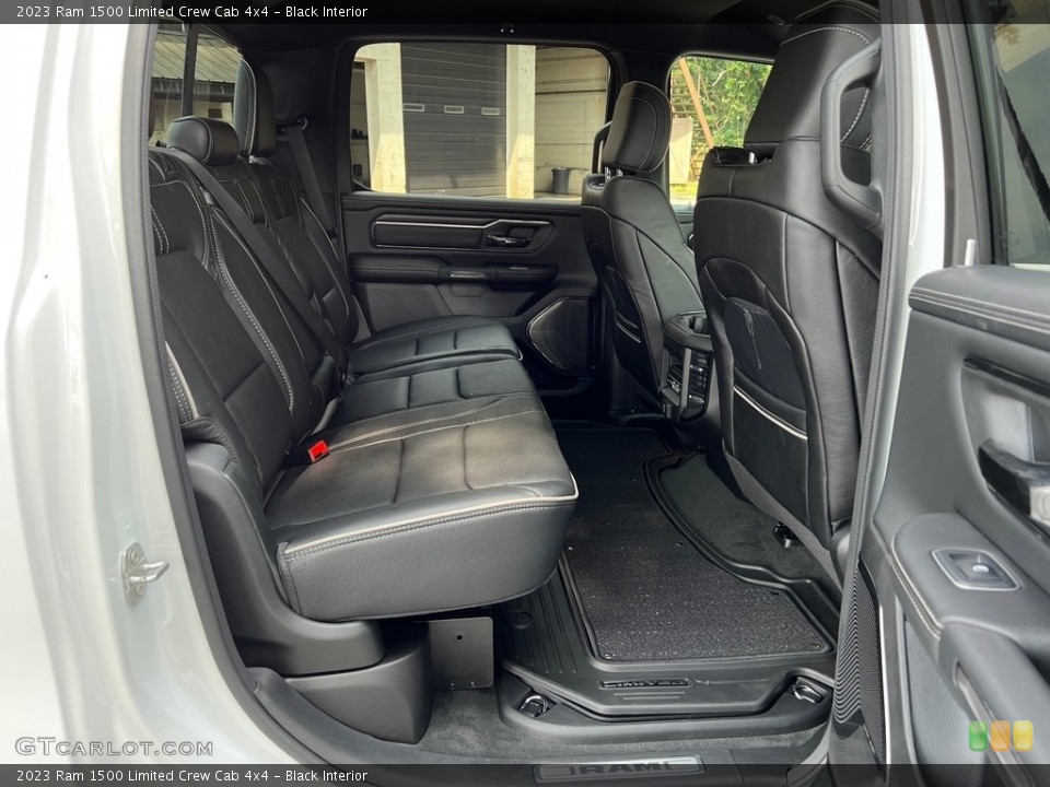 Black Interior Rear Seat for the 2023 Ram 1500 Limited Crew Cab 4x4 #146475511