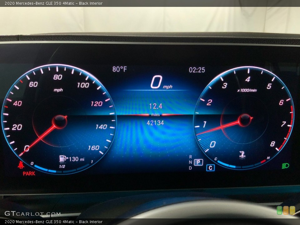 Black Interior Gauges for the 2020 Mercedes-Benz GLE 350 4Matic #146475736