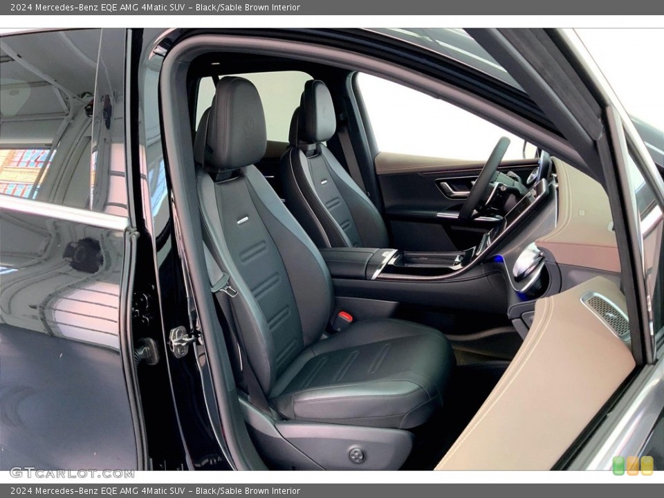 Black/Sable Brown Interior Photo for the 2024 Mercedes-Benz EQE AMG 4Matic SUV #146477653
