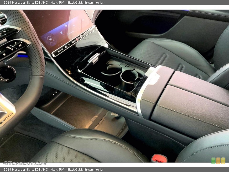 Black/Sable Brown Interior Controls for the 2024 Mercedes-Benz EQE AMG 4Matic SUV #146477711