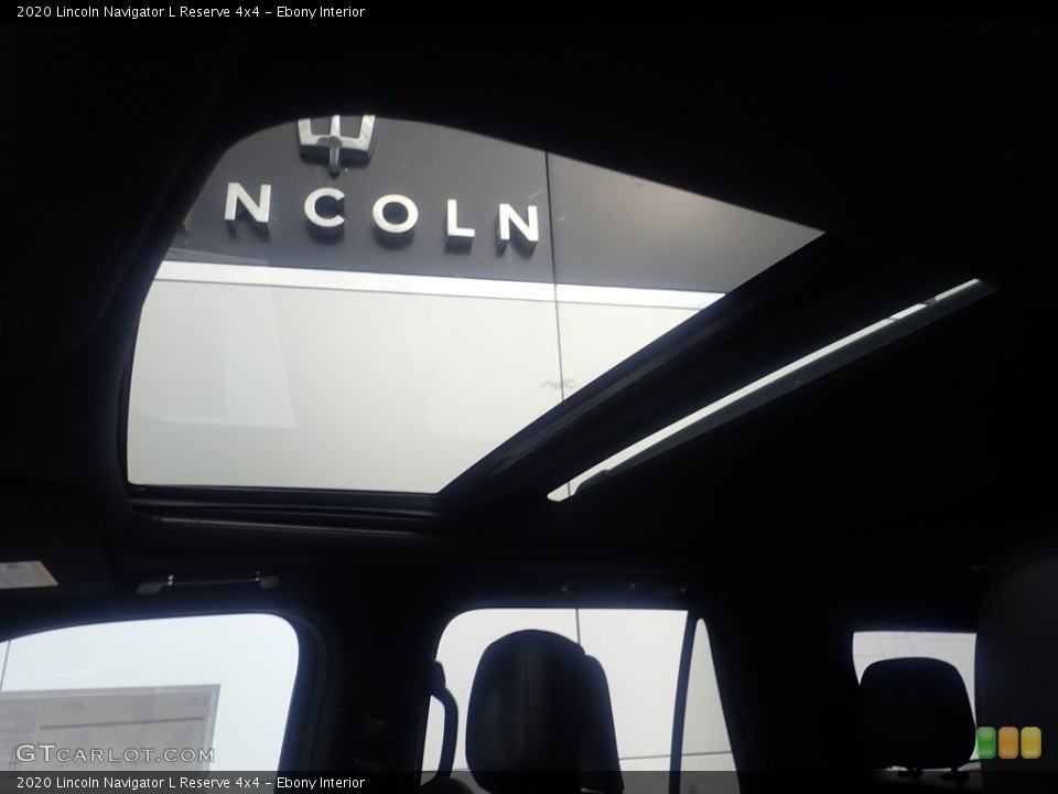 Ebony Interior Sunroof for the 2020 Lincoln Navigator L Reserve 4x4 #146477932