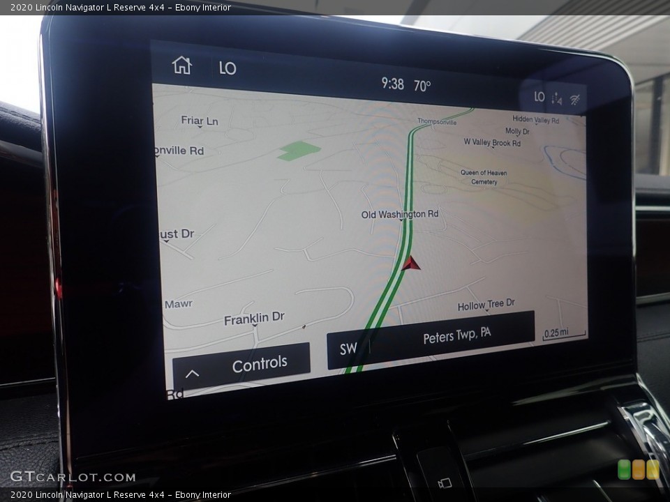 Ebony Interior Navigation for the 2020 Lincoln Navigator L Reserve 4x4 #146477949