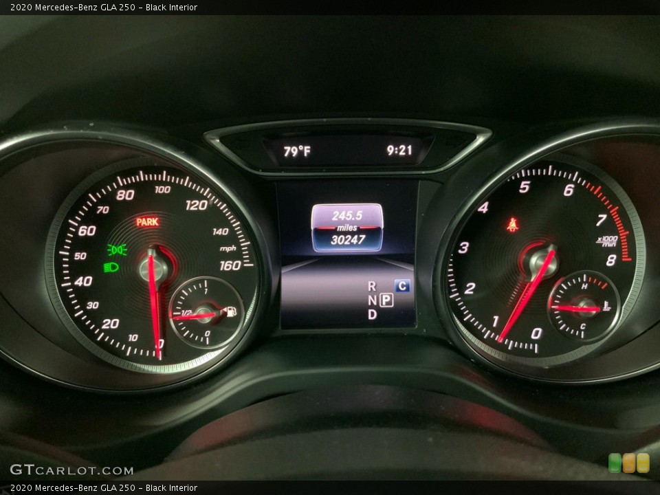 Black Interior Gauges for the 2020 Mercedes-Benz GLA 250 #146478156
