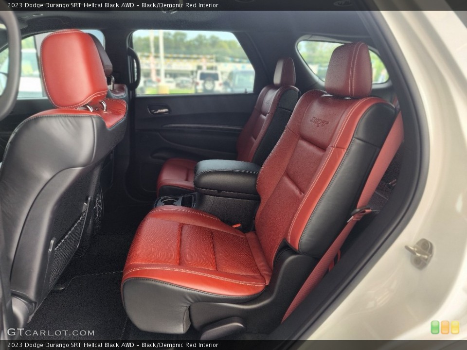 Black/Demonic Red Interior Rear Seat for the 2023 Dodge Durango SRT Hellcat Black AWD #146478281