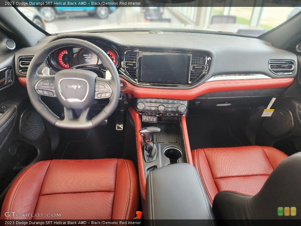 Black/Demonic Red Interior Photo for the 2023 Dodge Durango SRT Hellcat Black AWD #146478312