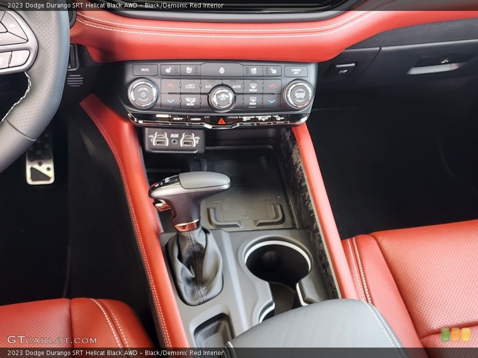 Black/Demonic Red Interior Transmission for the 2023 Dodge Durango SRT Hellcat Black AWD #146478333