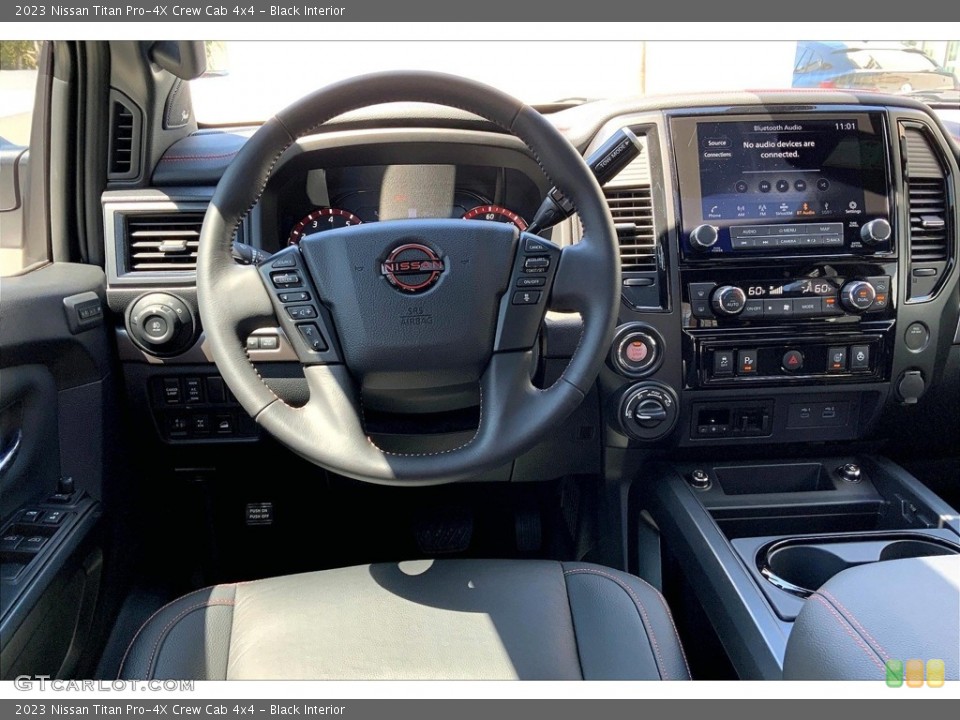Black Interior Dashboard for the 2023 Nissan Titan Pro-4X Crew Cab 4x4 #146478405
