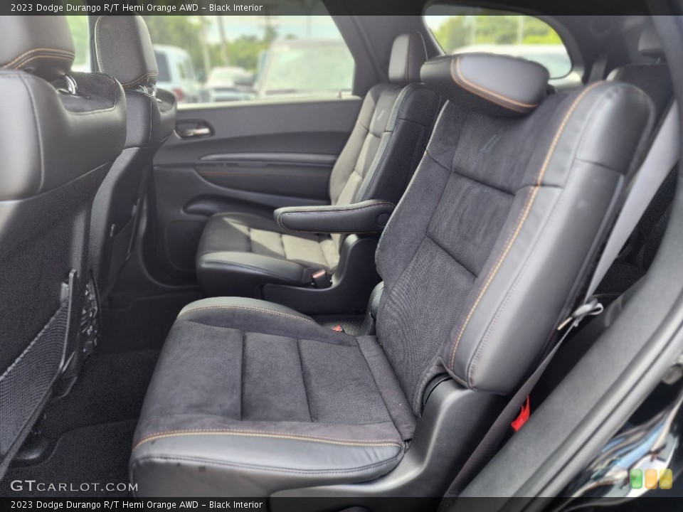 Black Interior Rear Seat for the 2023 Dodge Durango R/T Hemi Orange AWD #146478510