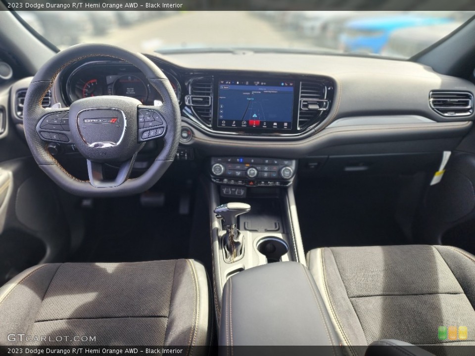 Black Interior Dashboard for the 2023 Dodge Durango R/T Hemi Orange AWD #146478546