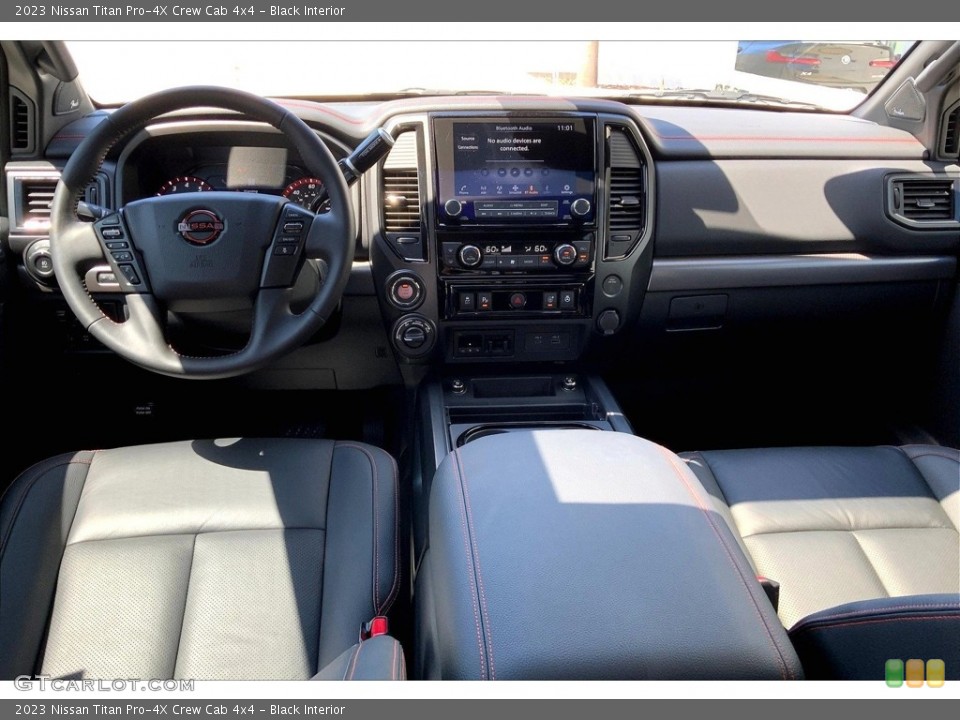 Black Interior Dashboard for the 2023 Nissan Titan Pro-4X Crew Cab 4x4 #146478579