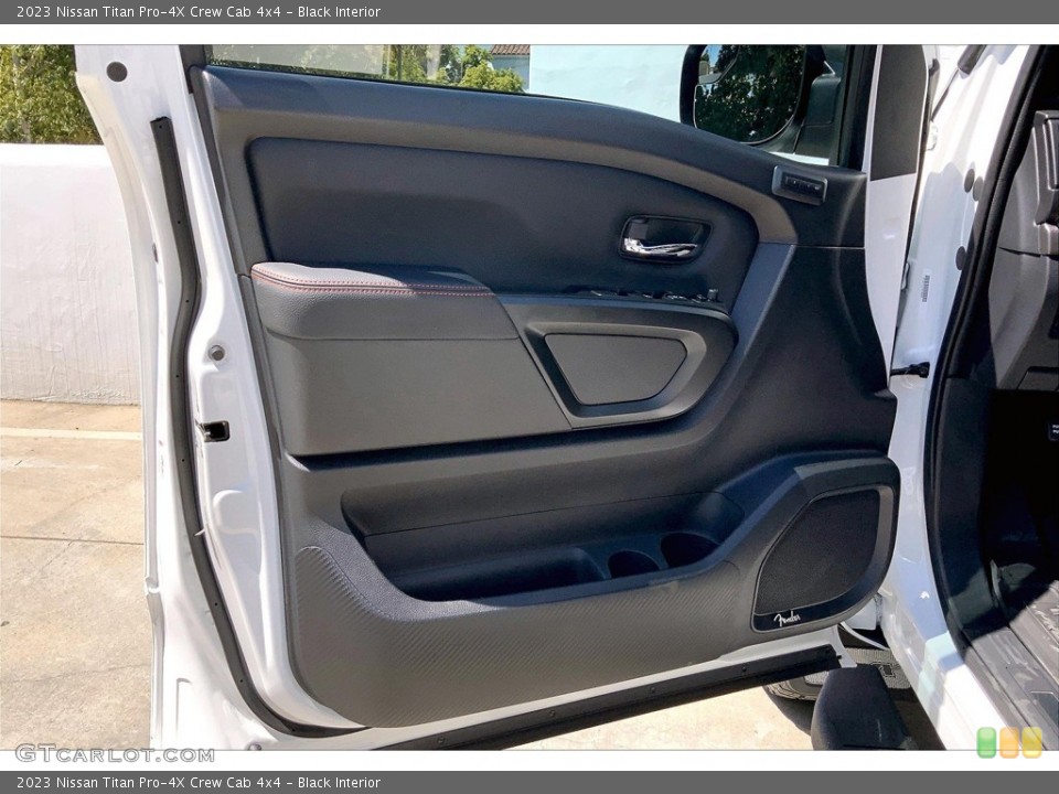 Black Interior Door Panel for the 2023 Nissan Titan Pro-4X Crew Cab 4x4 #146478765