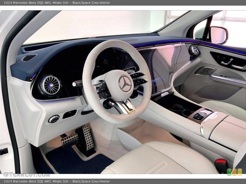 Black/Space Grey Interior Photo for the 2024 Mercedes-Benz EQE AMG 4Matic SUV #146478969