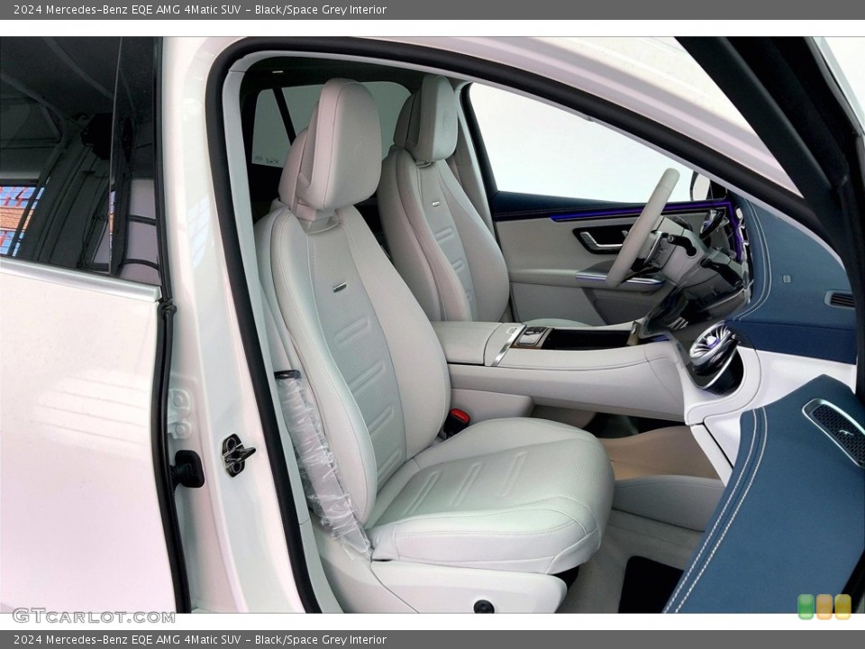 Black/Space Grey 2024 Mercedes-Benz EQE Interiors