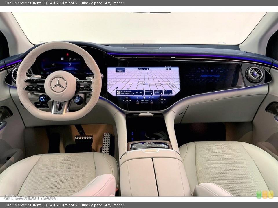 Black/Space Grey Interior Dashboard for the 2024 Mercedes-Benz EQE AMG 4Matic SUV #146478999