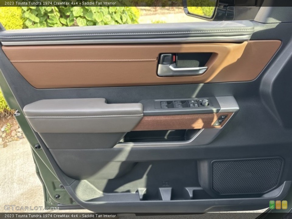 Saddle Tan Interior Door Panel for the 2023 Toyota Tundra 1974 CrewMax 4x4 #146479074