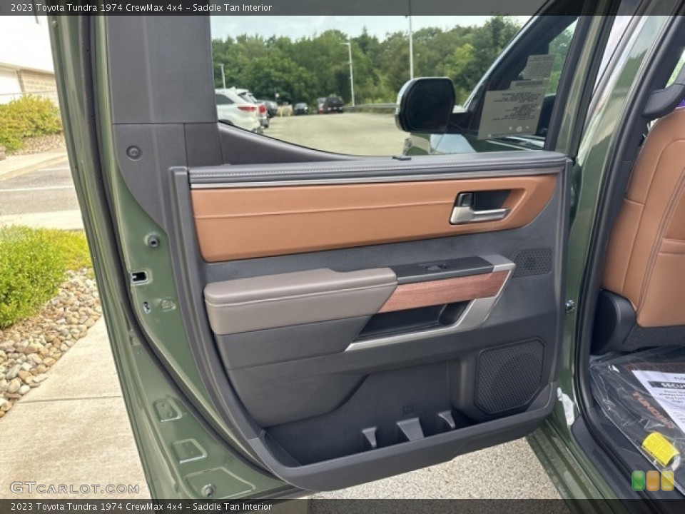 Saddle Tan Interior Door Panel for the 2023 Toyota Tundra 1974 CrewMax 4x4 #146479101