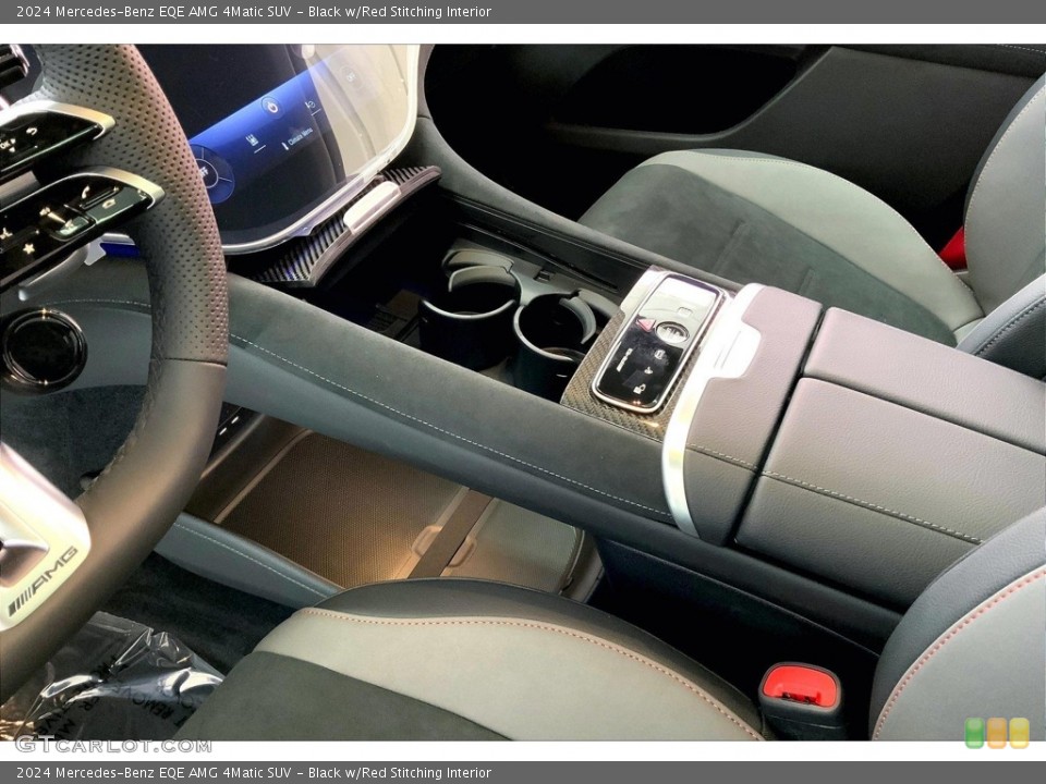 Black w/Red Stitching Interior Controls for the 2024 Mercedes-Benz EQE AMG 4Matic SUV #146479194