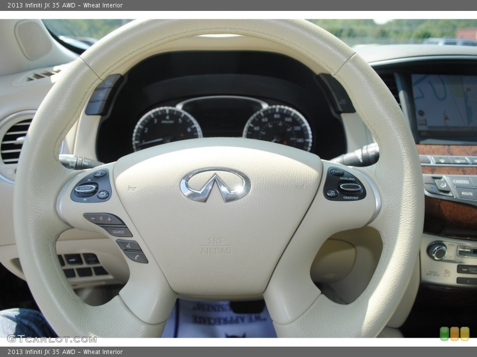 Wheat Interior Steering Wheel for the 2013 Infiniti JX 35 AWD #146479371