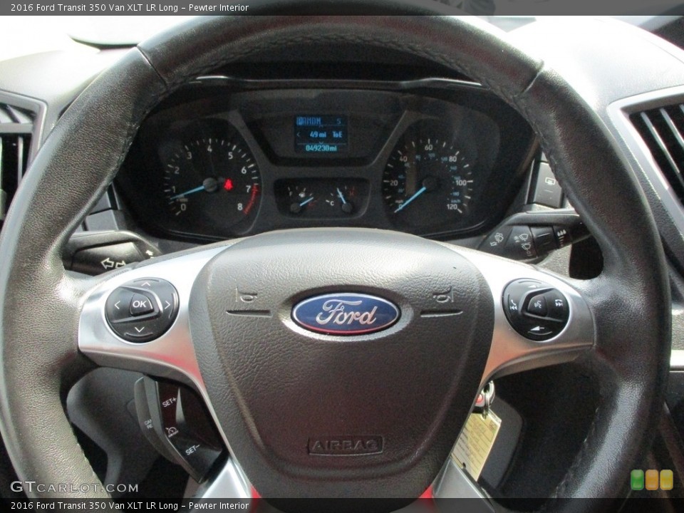 Pewter Interior Steering Wheel for the 2016 Ford Transit 350 Van XLT LR Long #146479635