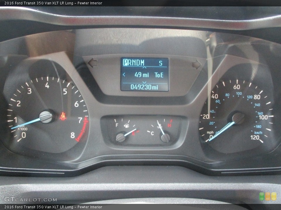 Pewter Interior Gauges for the 2016 Ford Transit 350 Van XLT LR Long #146479641
