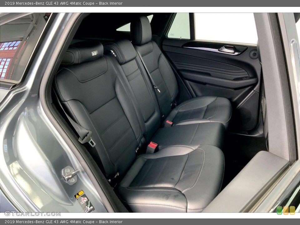 Black Interior Rear Seat for the 2019 Mercedes-Benz GLE 43 AMG 4Matic Coupe #146479776
