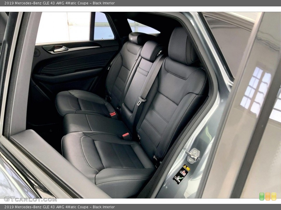 Black Interior Rear Seat for the 2019 Mercedes-Benz GLE 43 AMG 4Matic Coupe #146479788