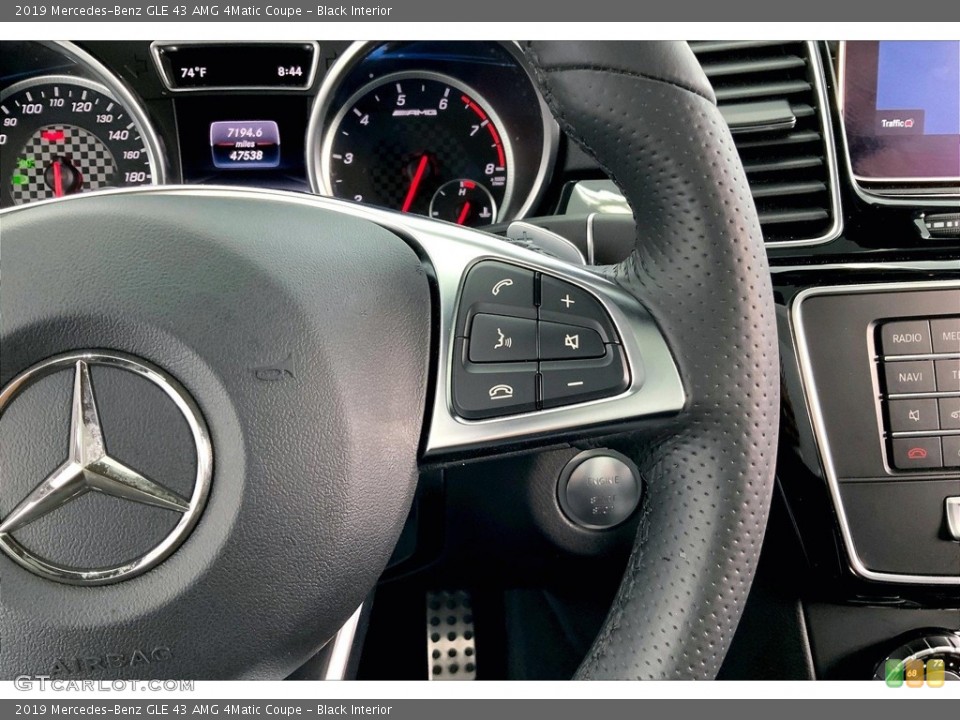 Black Interior Steering Wheel for the 2019 Mercedes-Benz GLE 43 AMG 4Matic Coupe #146479806