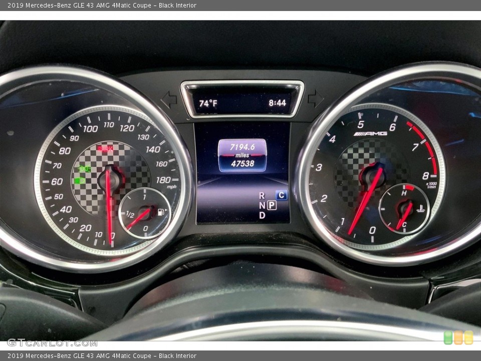 Black Interior Gauges for the 2019 Mercedes-Benz GLE 43 AMG 4Matic Coupe #146479815