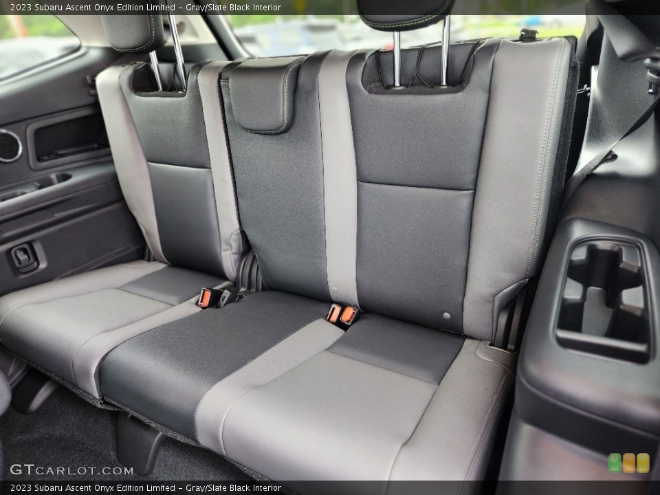 Gray/Slate Black Interior Rear Seat for the 2023 Subaru Ascent Onyx Edition Limited #146480614
