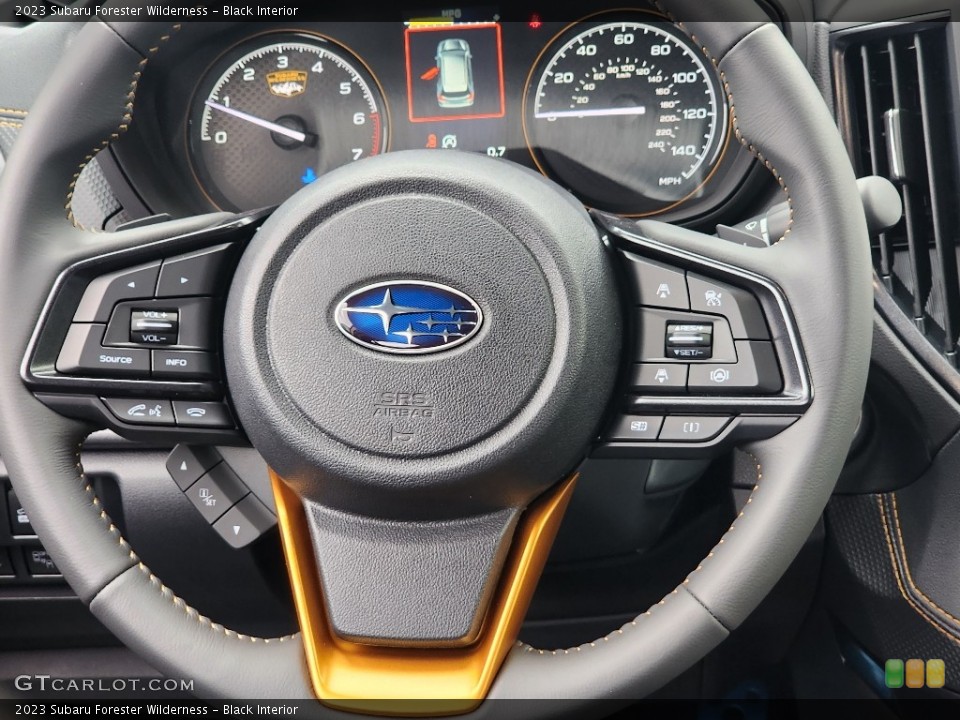 Black Interior Steering Wheel for the 2023 Subaru Forester Wilderness #146480977