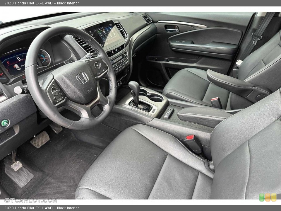 Black Interior Photo for the 2020 Honda Pilot EX-L AWD #146481485
