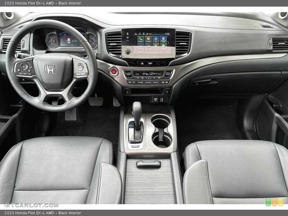 Black Interior Prime Interior for the 2020 Honda Pilot EX-L AWD #146481603