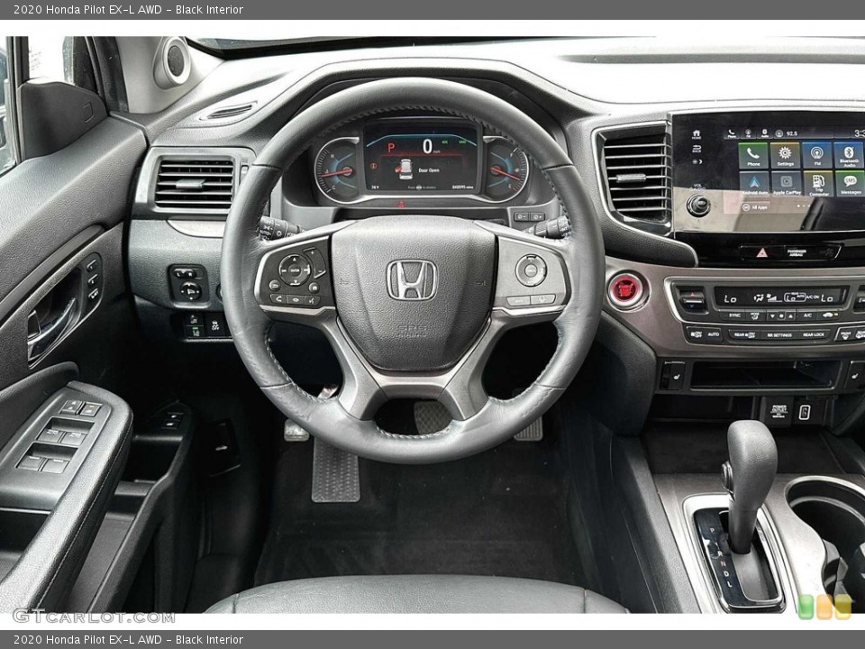 Black Interior Dashboard for the 2020 Honda Pilot EX-L AWD #146481627