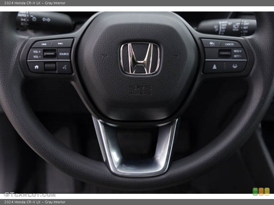 Gray Interior Steering Wheel for the 2024 Honda CR-V LX #146481781