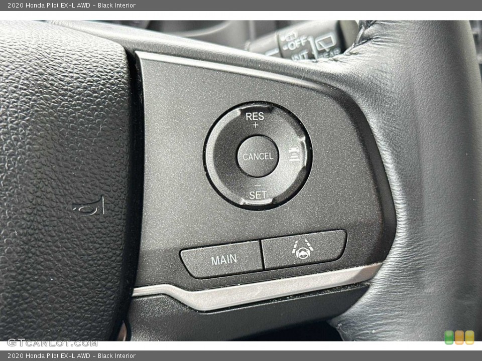 Black Interior Steering Wheel for the 2020 Honda Pilot EX-L AWD #146481912