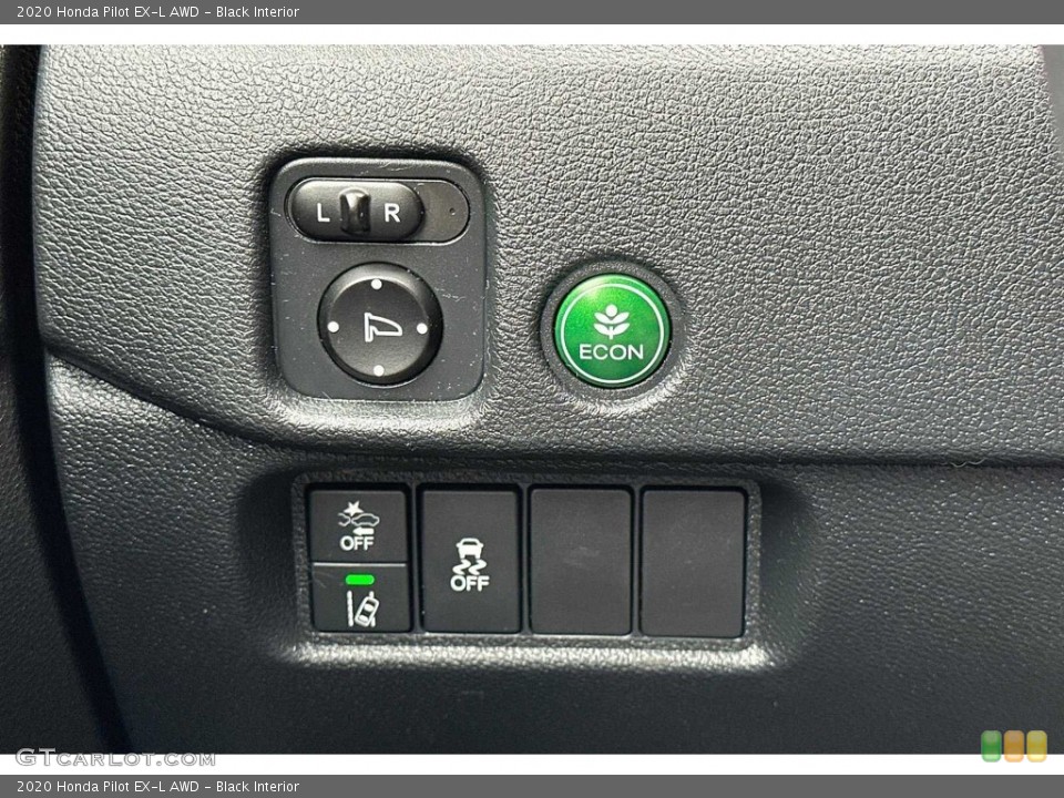 Black Interior Controls for the 2020 Honda Pilot EX-L AWD #146481984