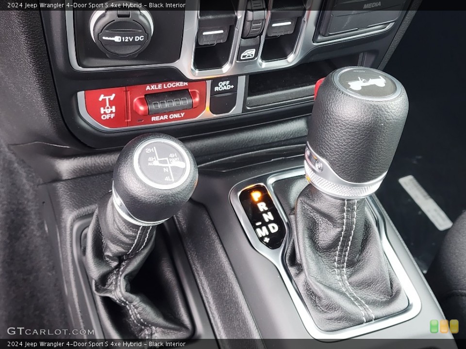 Black Interior Transmission for the 2024 Jeep Wrangler 4-Door Sport S 4xe Hybrid #146482307