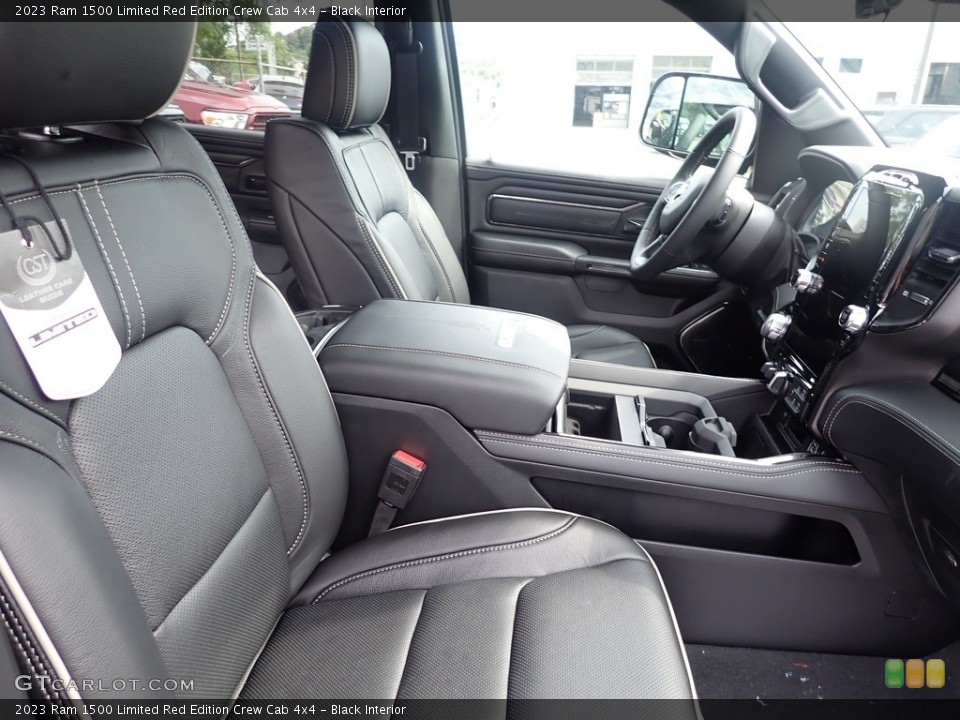 Black Interior Front Seat for the 2023 Ram 1500 Limited Red Edition Crew Cab 4x4 #146482715