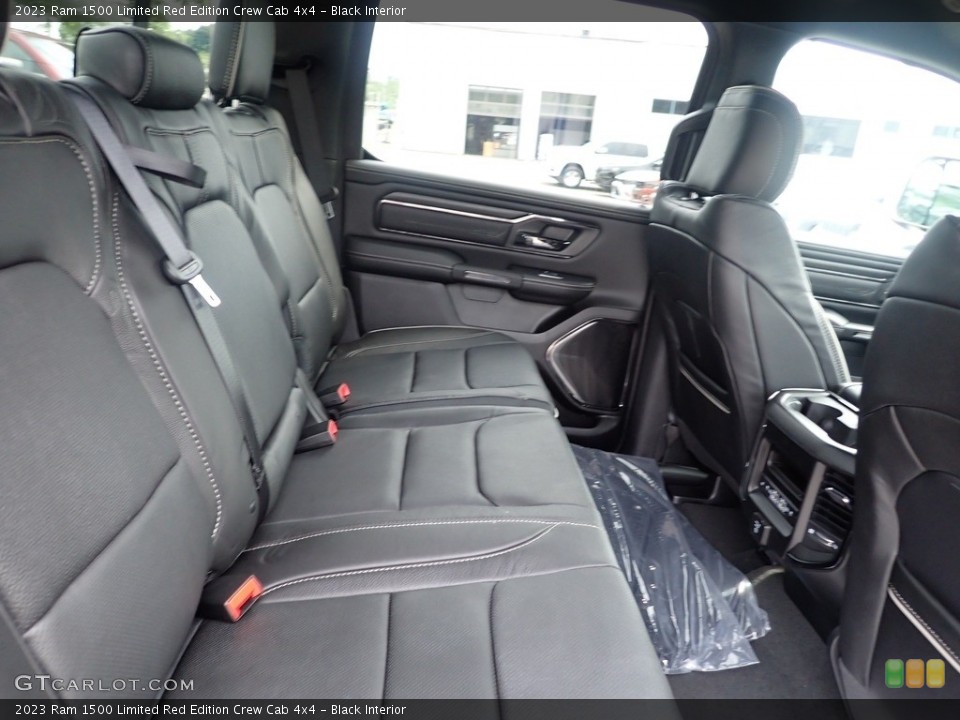 Black Interior Rear Seat for the 2023 Ram 1500 Limited Red Edition Crew Cab 4x4 #146482738