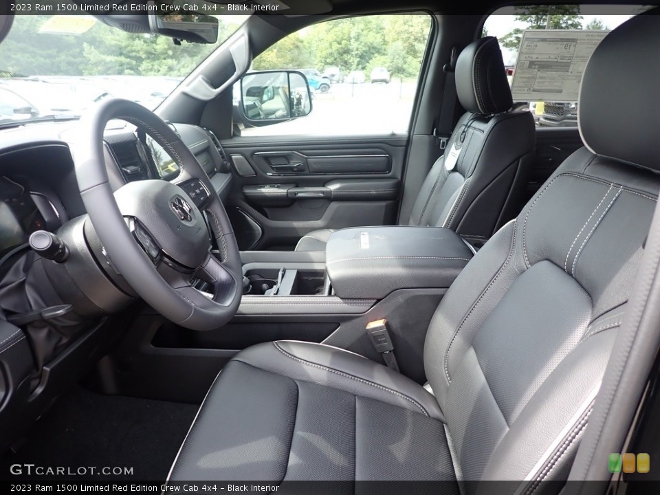 Black Interior Photo for the 2023 Ram 1500 Limited Red Edition Crew Cab 4x4 #146482803